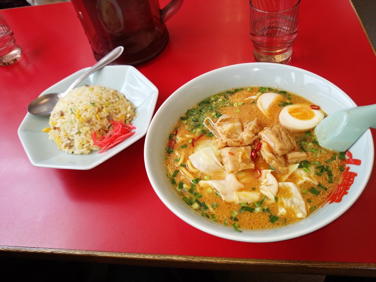 Ramen at ラーメン山岡家 稚内店